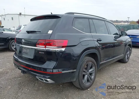 2021 Volkswagen Atlas 3.6L V6 Se W/Technology R-Line from USA, damaged, VIN 1V2RR2CA7MC579570